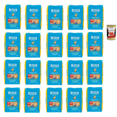 De Cecco Mafaldine corte N°32 100% Italienisch Pasta Nudeln 20x 500g Original italienisch inkl. Italian Gourmet Polpa 400g