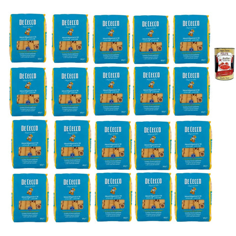 De Cecco Internationale Nudeln De Cecco Mezzi Rigatoni N°26 100% Italienisch Pasta Nudeln 20x 500 g Internationale Nudeln Original 8001250120267