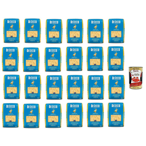De Cecco Pasta Farfalle n. 93 100% Italienisch Nudeln 24x500 g italienisch Original + kostenlos Polpa 400 g