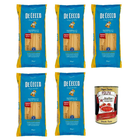 De Cecco Internationale Nudeln De Cecco Pasta Mafaldine n. 2 100% Italienisch Nudeln 5x 500 g Internationale Nudeln Original 8001250120021