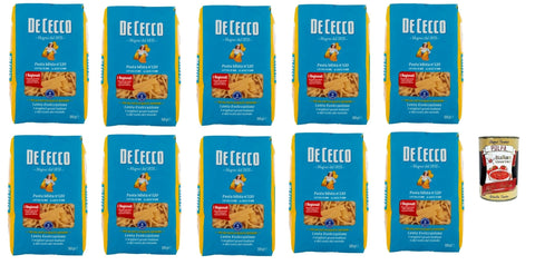 De Cecco Internationale Nudeln De Cecco Pasta Mista N°120 100% Italienisch Pasta Nudeln 10x 500g + Italian Gourmet Polpa 400g 8001250121202