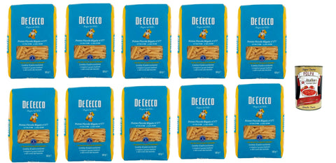 De Cecco Internationale Nudeln De Cecco Penne Piccole Rigate N°177 100% Italienisch Pasta Nudeln 10x 500g + Italian Gourmet Polpa 400g 8001250121776
