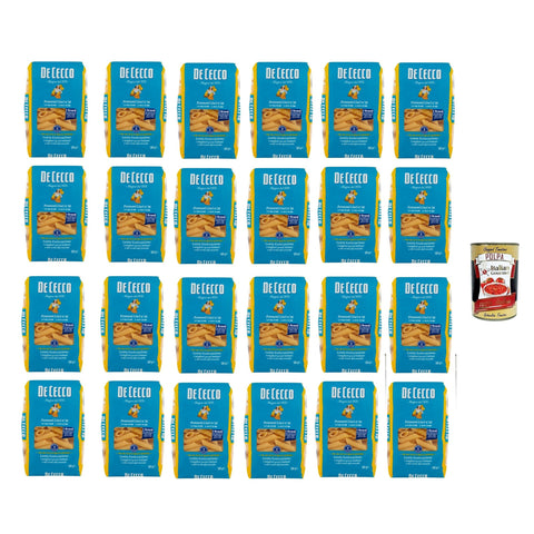 De Cecco Pennoni Lisci N°38, 100% Pasta Nudeln 24x500g Original italienisch
