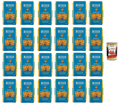 De Cecco Internationale Nudeln De Cecco Pipe Rigate N°49, 100% Italienisch Pasta Nudeln 24x 500g + Italian Gourmet Polpa 400g 8001250120496