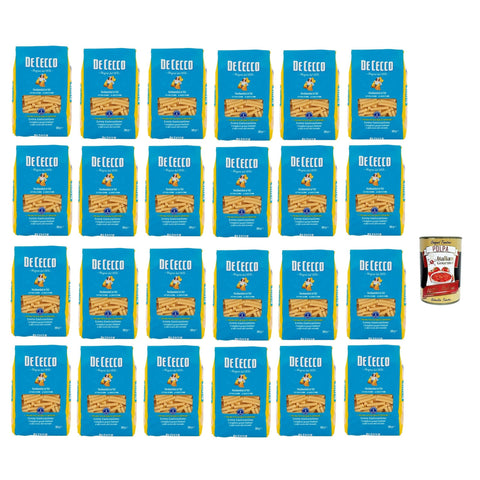 De Cecco Sedanini N°61, 100% Italienisch Pasta Nudeln 24x 500 g Internationale Nudeln Original