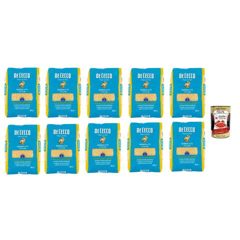 De Cecco Stellette N°75, 100% Italienisch Pasta Nudeln 10x 500 g Internationale Nudeln Original