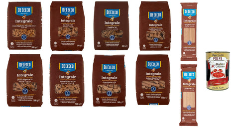 De Cecco Internationale Nudeln De Cecco Testpalet Pasta Integrale Vollkornnudeln Nudeln Hartweizengrieß Pasta Vollkorn 10x 500g Packung + Italian Gourmet polpa 400g 8001250017529