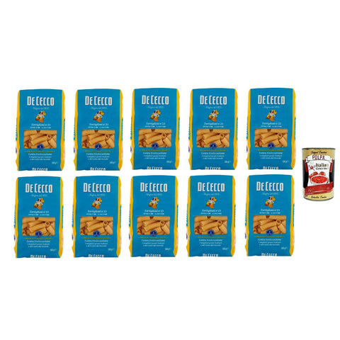 De Cecco Tortiglioni N°23, 100% Pasta Nudeln 10x500g Original italienisch