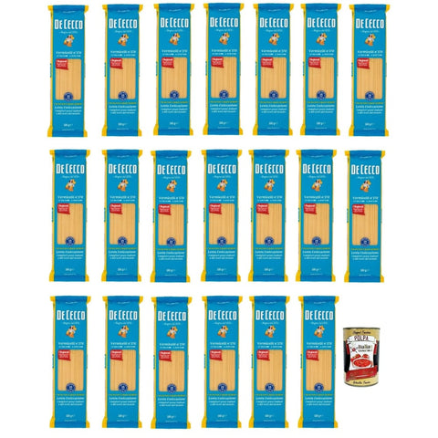 De Cecco Internationale Nudeln De Cecco Vermicelli N°170 100% Italienisch Pasta Nudeln 20x 500g Original italienisch inkl. Italian Gourmet Polpa 400g 8001250121707