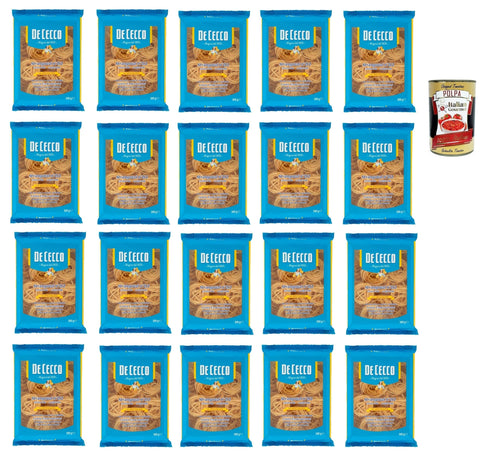 De Cecco Internationale Nudeln De Ceco De Cecco le Specialità Strangozzi N°212, 100% Italienisch Pasta Nudeln 20x 500g + Italian Gourmet Polpa 400g 8001250152121