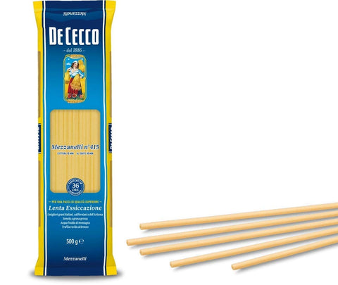 De Cecco Pasta 100% Mezzanelli n° 415 lange Nudeln 5x 500g italienisch Original
