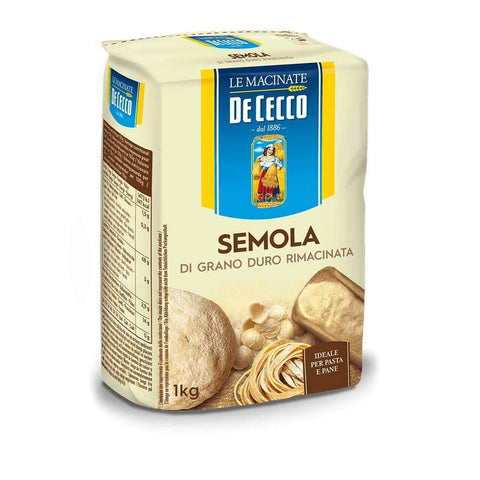 De Cecco Koch- & Backzutaten De Cecco Hartweizengrieß Semola di grano duro rimacinata (6 x 1 kg) Koch- & Backzutaten italienisch Original