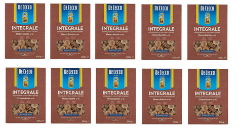 De Cecco Kurze Pasta 10x Pasta De Cecco Orecchiette integrali 91 Vollkorn italienisch Nudeln 500 g 8001250005984