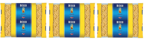 De Cecco Kurze Pasta 3x De Cecco Penne Lisce Pasta di Semola di Grano Duro Hartweizengrieß Pasta 100% Italienische Pasta Kurze Pasta Packung mit 3Kg 8001250180407