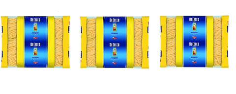 De Cecco Kurze Pasta 3x De Cecco Tortiglioni Pasta di Semola di Grano Duro Hartweizengrieß Pasta 100% Italienische Pasta Kurze Pasta Packung mit 3Kg 8001250180230