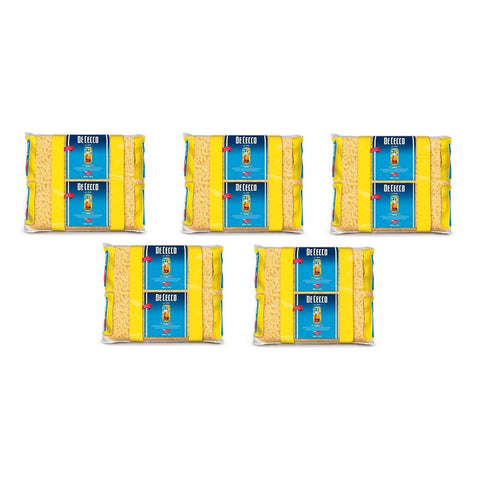 De Cecco Fusilli Pasta di Semola di Grano Duro Hartweizengrieß Pasta 100% Italienische Pasta Kurze Pasta Packung mit 3 Kg 5x italienisch Original