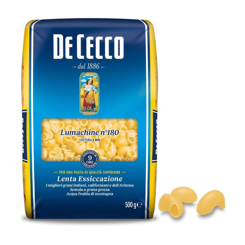 De Cecco Pasta 100% Lumachine n° 180 kurze Pasta 5x500g Original italienisch