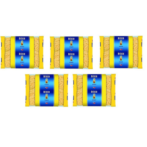 De Cecco Tortiglioni Pasta di Semola di Grano Duro Hartweizengrieß Pasta 100% Italienische Pasta Kurze Pasta Packung mit 3Kg 5x Original italienisch