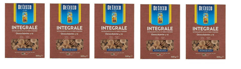 De Cecco Kurze Pasta 5x Pasta De Cecco Orecchiette integrali 91 Vollkorn italienisch Nudeln 500 g 8001250005984