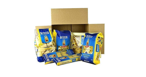 De Cecco Box Italienische Pasta ( 6 x 500g ) 5 verschiedene Formate ( Paccheri - Spaghettoni Quadrati- Penne Rigate - Tagliatelle all'uovo - Tortiglioni ) Original italienisch