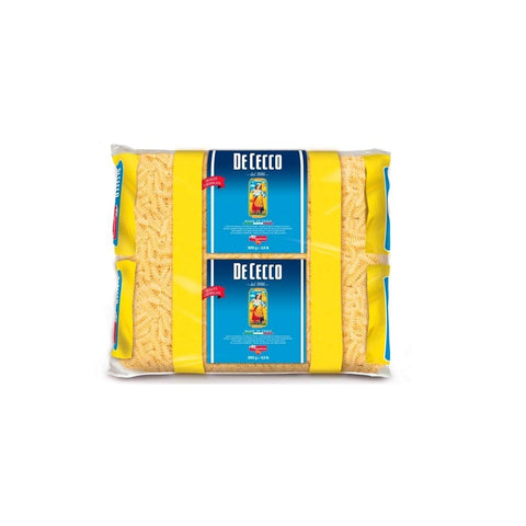 De Cecco Fusilli Pasta di Semola di Grano Duro Hartweizengrieß Pasta 100% Italienische Pasta Kurze Pasta Packung mit 3Kg Original italienisch