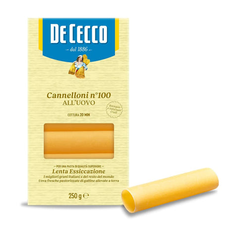DE CECCO Kurze Pasta DE CECCO Ital. Cannelloni 6er Pack ( 6 x 250 g italienisch Original 8001250201003