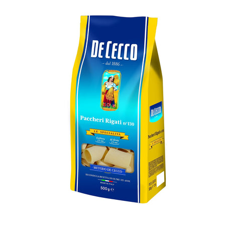 De Cecco Paccheri Rigati Pasta - 6 Stück 500 g Original italienisch