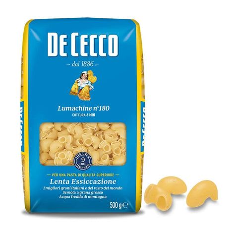 De Cecco Kurze Pasta De Cecco Pasta 100% Italienisch Lumachine n° 180 kurze Pasta 500 g Original 8001250121806