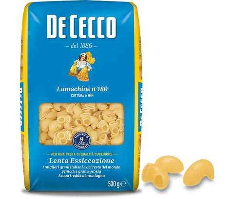 DE CECCO Kurze Pasta De Cecco Pasta 100% Italienisch Lumachine n° 180 kurze Pasta 500g 8001250121806