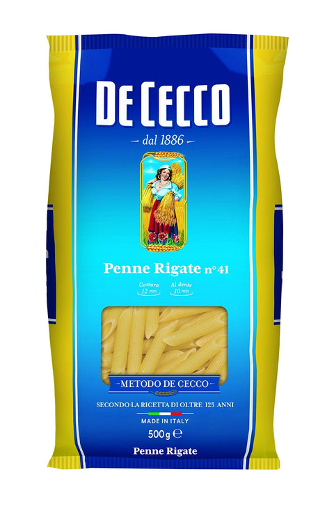 DE CECCO Kurze Pasta De Cecco Penne Rigate Grießnudeln, 500 g, 24 Stück 8001250120410
