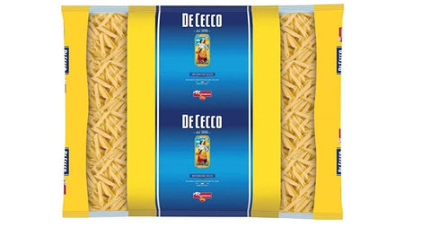 De Cecco Kurze Pasta De Cecco Penne Rigate Pasta di Semola di Grano Duro Hartweizengrieß Pasta 100% Italienische Pasta Kurze Pasta Packung mit 3Kg 8001250180414