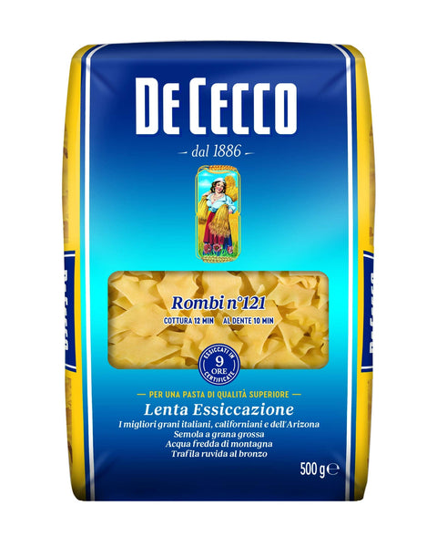 DE CECCO Kurze Pasta De Cecco Rombi Nr. 121 Weizenpflanze, 500 g 8001250051219