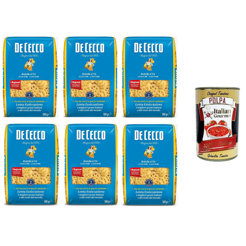 De Cecco Rotelle n° 54, Pasta di semola di grano duro Nudeln aus Hartweizengrieß 6x500g Original italienisch