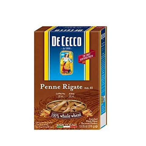 De Cecco Whole Wheat Pasta, Penne Rigate, 13.25 Ounce by 1 Stk Original italienisch