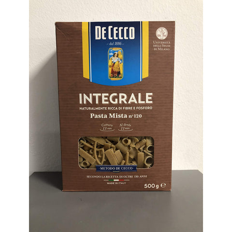 De Cecco Pasta Pasta mista integrali n. 120 Vollkorn Nudeln 1x500g Original italienisch