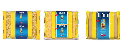 De Cecco Kurze Pasta TESTPAKET De Cecco Penne Rigate - Farfalle - Spaghettini Pasta di Semola di Grano Duro Hartweizengrieß Pasta 100% Italienische Pasta Längliche Pasta und kurze Pasta ( 3 x 3Kg ) 8001250180933