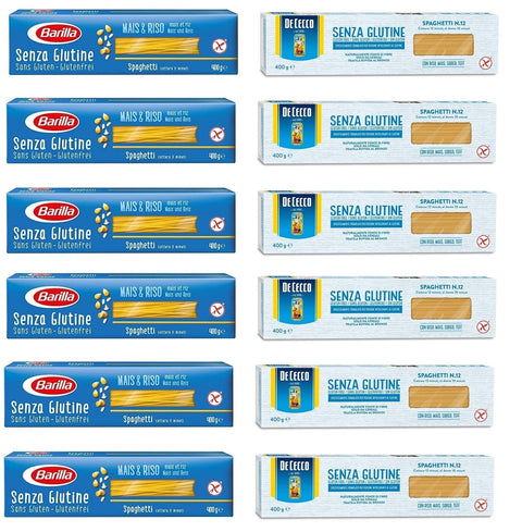 De Cecco Kurze Pasta TESTPAKET Gluten Free Senza Glutine De Cecco Barilla Spaghetti Glutenfrei italienische pasta ( 12 x 400g ) 8001250014078