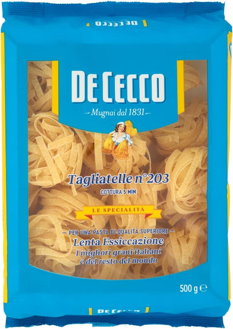 De Cecco Längliche Pasta 10x Pasta De Cecco 100% Italienisch Tagliatelle n 203 Nudeln 500g 8001250152039