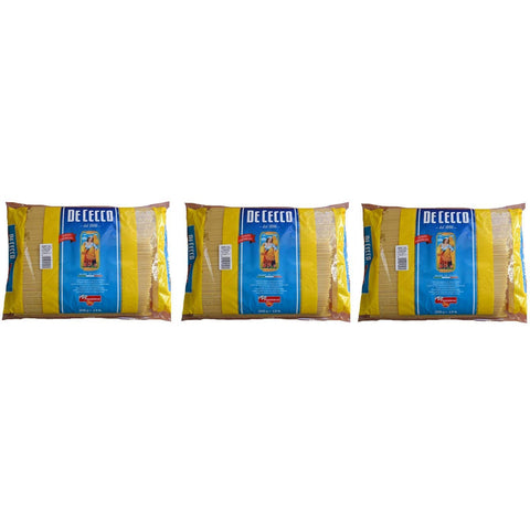 De Cecco Linguine Pasta di Semola di Grano Duro Hartweizengrieß Pasta 100% Italienische Pasta Längliche Pasta Packung mit 3Kg 3x Original italienisch