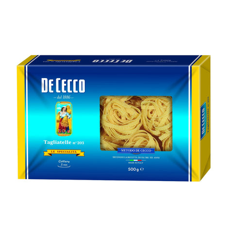 De Cecco Nudeln 'Tagliatelle' n.203 3x 500 g Original italienisch