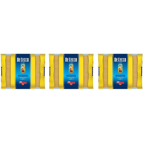 De Cecco Spaghettini Pasta di Semola di Grano Duro Hartweizengrieß Pasta 100% Italienische Pasta Längliche Pasta Packung 3x3kg Original italienisch