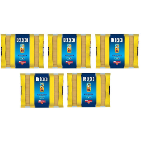 De Cecco Spaghettini Pasta di Semola di Grano Duro Hartweizengrieß Pasta 100% Italienische Pasta Längliche Pasta Packung 5x3kg Original italienisch