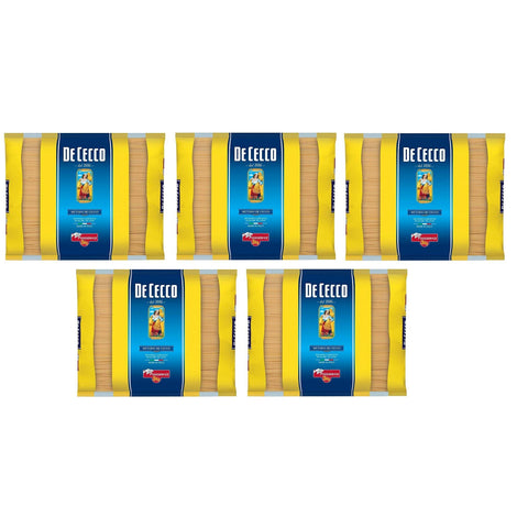 De Cecco Spaghettoni Quadrati Pasta di Semola di Grano Duro Hartweizengrieß Pasta 100% Italienische Pasta Längliche Pasta Packung mit 3 Kg 5x italienisch