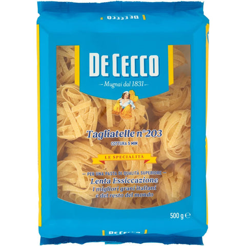 De Cecco Pasta 100% Tagliatelle n 203 Nudeln 5x500g Original italienisch
