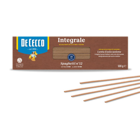 DE CECCO Durum Wholewheat Spaghetti Pasta 500 g (5 Stück) Original italienisch