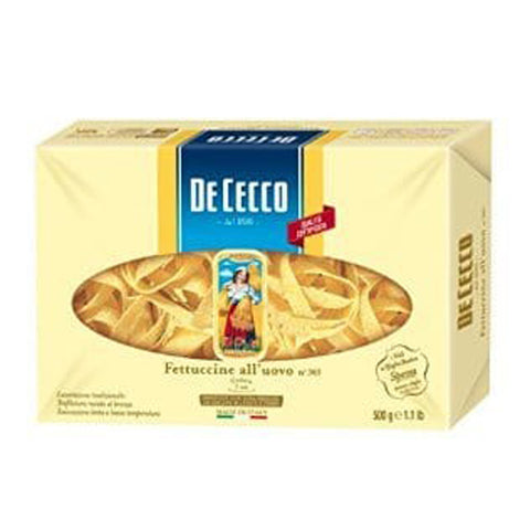 De Cecco Fettuccine all'uovo Nr 303 5er Pack of [] 1x500g Original italienisch Pasta
