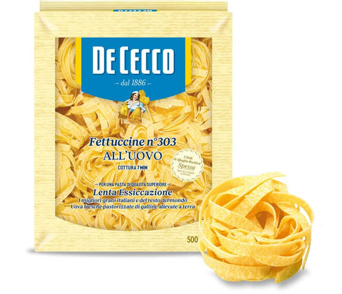 DE CECCO Längliche Pasta De Cecco Fettuccine Nudelpaste, 500 g 8001250253033