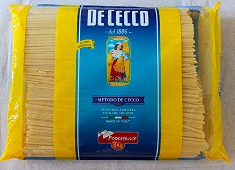 De Cecco Längliche Pasta De Cecco Linguine Nr. 7 Großpackung 3 Kg. 8001250180070