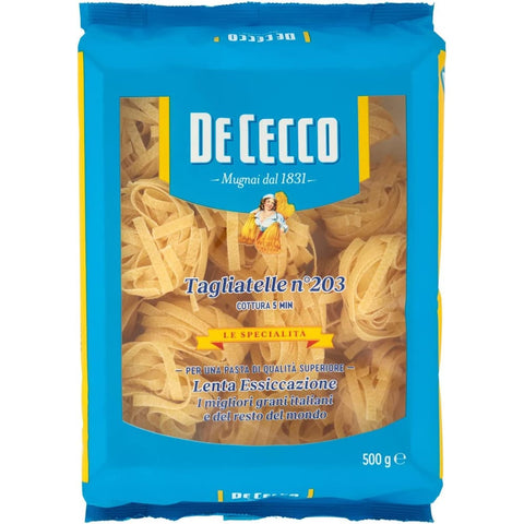 De Cecco Längliche Pasta De Cecco Pasta 100% Italienisch Tagliatelle n 203 Nudeln 500g 10x Original italienisch 8001250152039