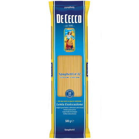 De Cecco Längliche Pasta De Cecco Spaghetti Nr. 12 (24 x 500 g) 8001250005199